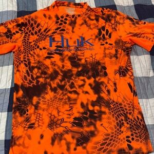 mens huk fishing shirt sz small